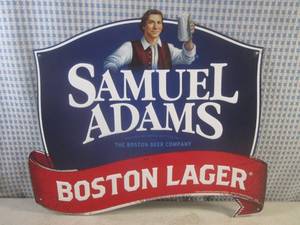 lot 71 image: (G-1) Samuel Adams Boston Lager Tin...