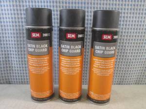 lot 116 image: (BSB) 3 Cans of SEM 39813 Satin Bla...