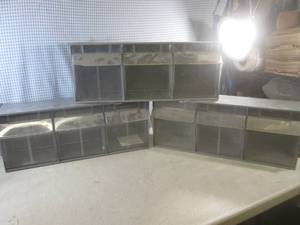 lot 138 image: (BR3) 3 - 3-Bin Organizers Plastic ...