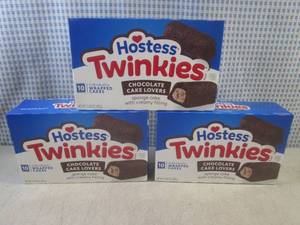 lot 439 image: (B-2) 3 Boxes of Hostess Chocolate ...