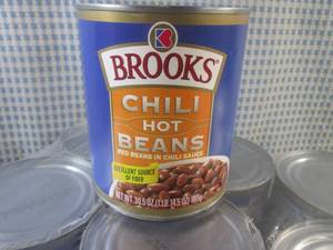lot 451 image: (C-2) 12 Cans of Brooks Chili Beans...
