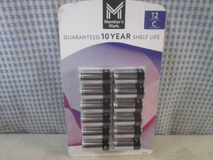 lot 156 image: (FS) 12-Pack of C Batteries Exp. 12...