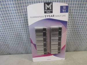 lot 160 image: (FS) 10-Pack of 9V Batteries Exp. 1...