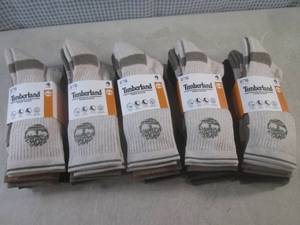 lot 169 image: (BS) 5 - 4-Packs of Timberland Crew...