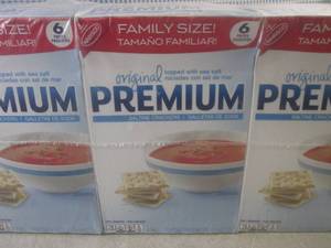 lot 467 image: (C-2) 6 Family Size Boxes of Saltin...