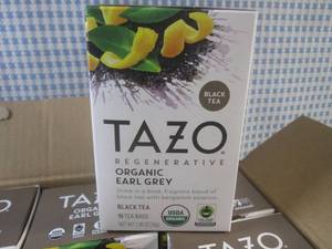 lot 482 image: (B-1) 6 Boxes of Tazo Organic Earl ...