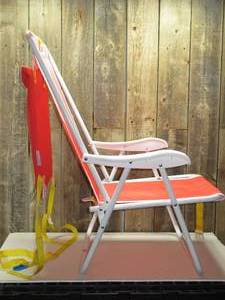 lot 6 image: Outdoor Portable Backpack Beach Chair White - Sun Squad
