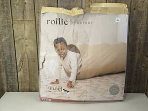 lot 56 image: Rollic Play Tunnel - Sand Creative Thinking Steel Frame Tents for Ages 3