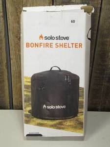 lot 60 image: Solo Stove Bonfire 2.0 Outdoor Fire Pit Shelter Weather-Resistant