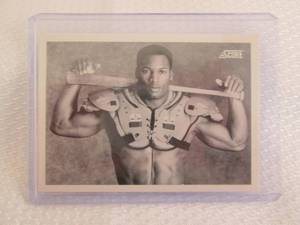 lot 1 image: 1990 Score Bo Jackson Black & White...