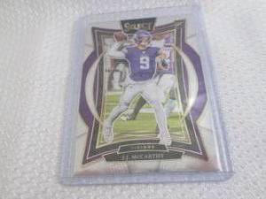 lot 24 image: 2024 Select J.J. McCarthy Rookie Ca...