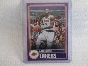 lot 32 image: 2023-24 NBA Hoops LeBron James Purp...