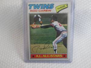 lot 37 image: 1977 Topps Rod Carew Card...