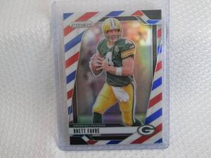 lot 42 image: 2024 Prizm Brett Favre Red,White & ...