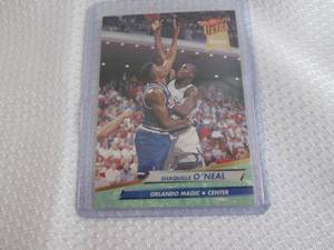 lot 44 image: 1992-93 Ultra Shaquille ONeal Rook...