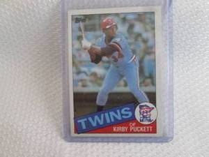 lot 49 image: 1985 Topps Kirby Puckett Rookie Car...