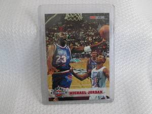 lot 70 image: 1992-93 NBA Hoops Michael Jordan Al...