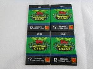4-1991 Stadium Club Football Series...