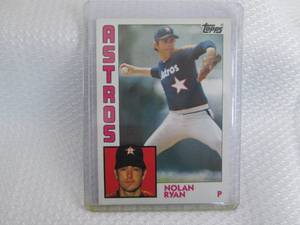 lot 89 image: 1984 Topps Nolan Ryan Card...