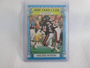 lot 97 image: 1987 Topps Walter Payton Card...