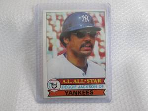lot 99 image: 1979 Topps Reggie Jackson Card...