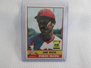lot 109 image: 1978 Topps Jim Rice Card...