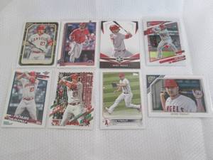 lot 127 image: Assorted Mike Trout Cards...