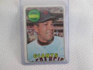 lot 128 image: 1969 Topps Juan Marichal Card...