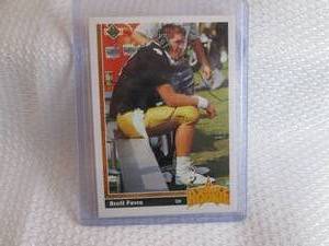 lot 146 image: 1991 Upper Deck Brett Favre Rookie ...