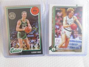 lot 185 image: 2025 Topps Larry Bird Anniversary C...