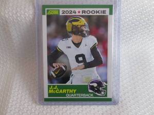 lot 194 image: 2024 Score JJ Mccarthy Rookie Card...