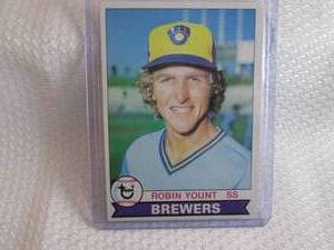 lot 225 image: 1979 Topps Robin Yount Card...