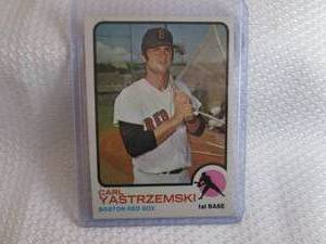 lot 230 image: 1973 Topps Carl Yastrzemski Card...
