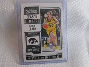 lot 231 image: 2024 Contenders Caitlin Clark Card...