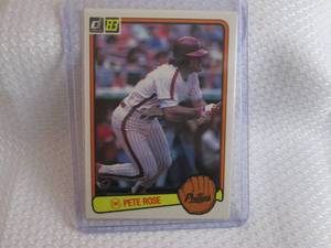 lot 234 image: 1981 Donruss Pete Rose Card...