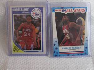 lot 265 image: 1989-90 Fleer Charles Barkley All S...