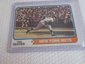lot 269 image: 1974 Topps Tom Seaver Card...