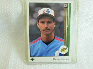 lot 271 image: 1989 Upper Deck Randy Johnson Rooki...