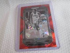 lot 283 image: 2023 Prizm Magic Johnson Red Prizm ...