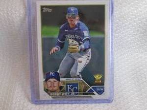 lot 286 image: 2023 Topps Bobby Witt JR Rookie Cup...