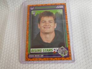 lot 291 image: 2024 Score Drake Maye Rookie Card...