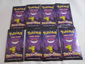 lot 306 image: 8-Pokemon Trick Or Trade Packs...