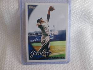 lot 317 image: 2010 Topps Mickey Mantle Card...