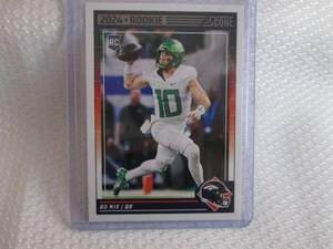 lot 324 image: 2024 Score Bo Nix Rookie Card...