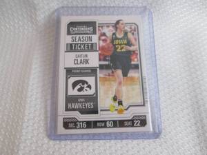 lot 327 image: 2024 Contenders Caitlin Clark  Card...