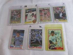 lot 336 image: 1981-1983 Donruss & Topps Carl Yast...