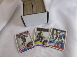 lot 339 image: Box Of 1984-85 Topps Hockey Cards...