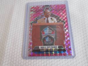 lot 349 image: 2024 Mosaic Barry Sanders Pink Priz...
