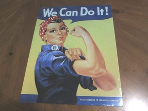 lot 502 image: We Ca Do It metal sign
