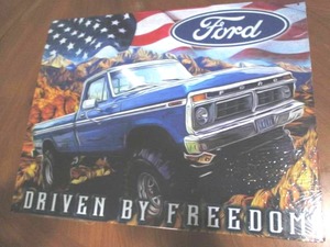 lot 509 image: Ford metal sign